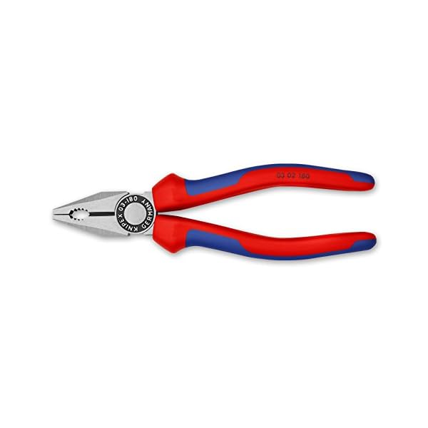 KNIPEX Bestseller-Paket 00 20 09 V01 (SB-Karte/Blister), Mehrfarbig & 26 12 200 Flachrundzange mit Schneide… – Bild 4