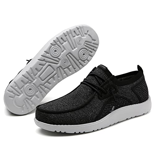 Image of ITAZERO Men Extra Wide Shoes - 4E to 5E Wide Toe Box Shoes for Men XX Wide Width Swollen Feet - Men's Loafers & Slip-ons with Arch Support Insole for Plantar Fasciitis