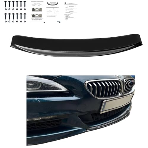 Alerón Delantero Negro Brillante para BMW Serie 6 F06 F12 F13 Facelift M-Pack Versión 2