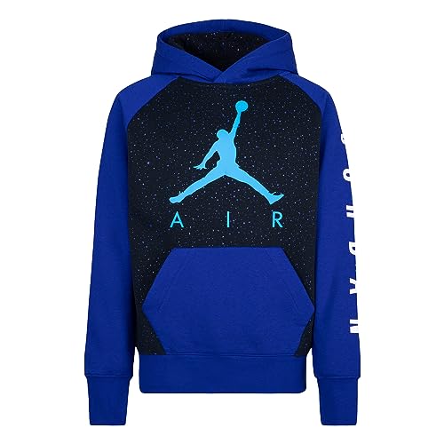 Sweat à capuche Jumpman Air Speckle Nike Jordan bleu parfait pour le collège
