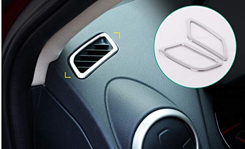 Yueng Interior Superior del Tablero de Instrumentos de la Salida de la Salida de Aire del Tablero de Instrumentos del ABS Interior Trim para el Paquete 2 del Coche