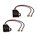 Produktbild tomzz Audio 7103-001 Lautsprecheradapter (2er Set) auf DIN kompatibel mit Dacia Opel Renault Seat Skoda Volvo VW