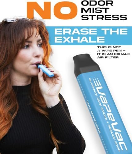 VapeVac(Registered Brand) – Pocket-Sized Personal Air Filter for Discreet Output Reduction | Minimizes Odor, Keeps Air Fresh | Not an Emission Device – 500+ Uses — view 5