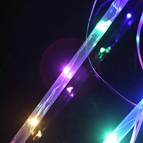 Holibanna Bastão Mágico Iluminado Show Bola Brilhante Festa Rave Bar Brinquedo para Adultos Crianças