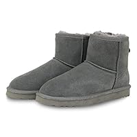 UGG Woolcomfort Classic Mini Boots Premium Australian Sheepskin - Grey - AU Womens 7 / Mens 5