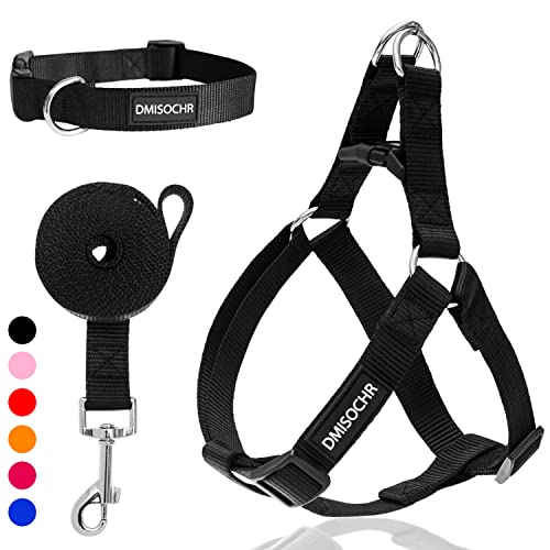 No Pull Dog Harness – Adjustable Step-in Harness & Leash Set for Small, Medium, Large Dogs – Escape Proof Soft Pet Harness for Walking, Training, Hiking, Outdoor Activities