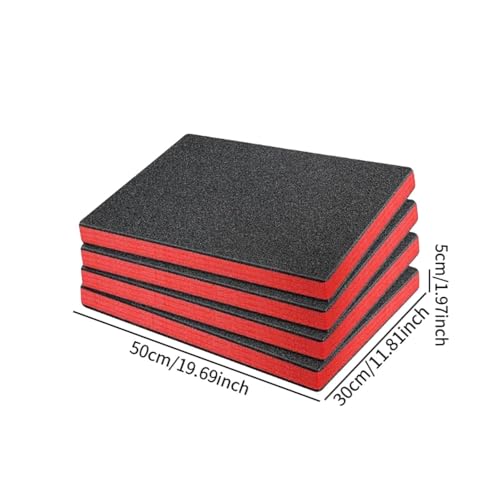 Mousse de rangement 4 pièces pour boîte à outils et insert tiroir - 4