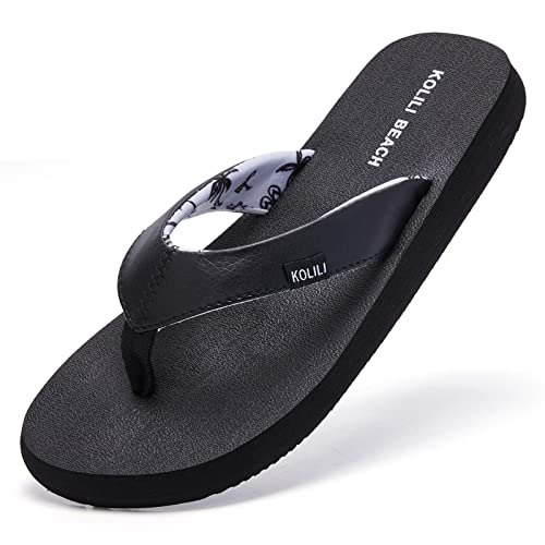 Women's Yoga Mat Flip Flop Sandals | Max Cushioned Thong Sandals for Beach & Summer