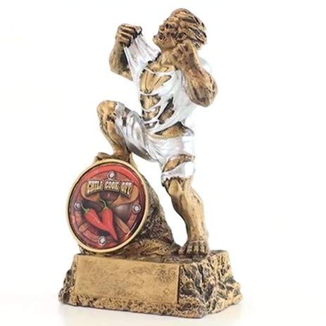 Chili Cook Off Monster Trophy - Triumphant Chili Beast Award - 6.75 Inch Tall - Engraved Plate Upon Request #TOP1