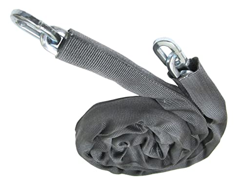 3/8 Guard Security Chain w/ Sleeve, Square Link, Case Hardened, Bicycle, Motorcycle, Gate (3 FT)