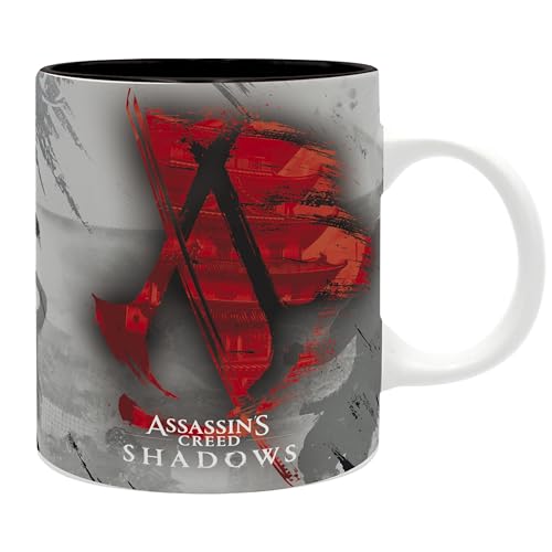 Assassin's Creed Shadows - Crest None Tasse schwarz/rot/grau