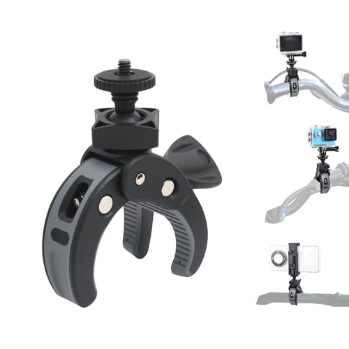 OTraki Super Pince avec Bras Magique pour Moto et Vélo,Fixation Guidon avec Double Rotule 360°...