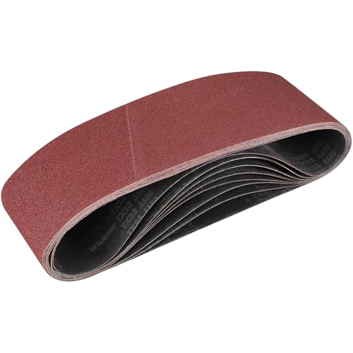 Image of STEBRUAM Sanding Belt 150 x 1220 mm,8PCS 80 Grit