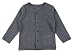 Dordor & Gorgor Organic Baby Cardigan Top, Dye Free, 100% Cotton, 6-9 Months, Gray