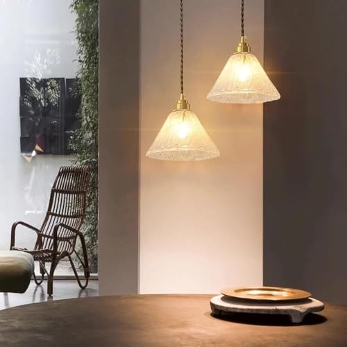 Abat-jour en verre personnalisé E27 lustre plafonnier