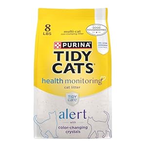 Purina Tidy Cats Tidy Care Alert Crystal Cat Litter – 8 lb. Bag