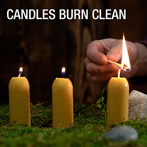 Uco 12-Hour Natural Beeswax, Long-Burning Emergency Candles For Candle Lantern, 9 Pack #TOP5