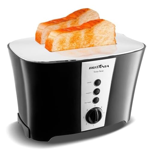 Torradeira Britânia, Preta Tosta Pane 220V