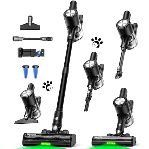 SUXIANGVAC Cordless Vacuum Cleaner for Home, 55KPa Powerful Suction, Self-Standing
