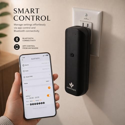 Difusor aromático eléctrico The Pulse Essentique negro miniatura 6