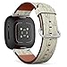 CJBROES Replacement Leather Watch Band, Compatible with Fitbit Versa 3 and Fitbit Sense of Wristband Bracelet Accessory - Pattern Design