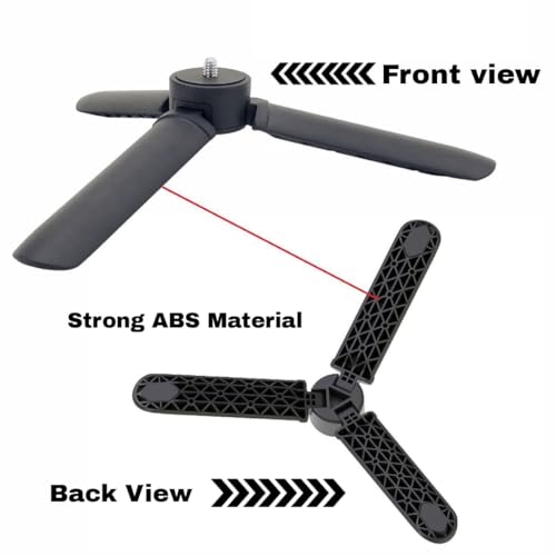 Image of GetZget Universal Tripod Table Mount Compatible with DJI Ronin 2 /3 /4, RSC, Osmo OM 4 /5 /6 /7 Mobile Gimbals & Zhiyun DSLR Gimbals - 5Kg Load Capacity, 1 /4 inch Screw Compatible Desktop Stand Accessories