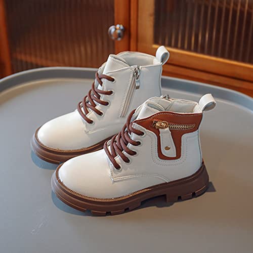 Little Girls Soft Sole Boots Kids Shoes Solid Color Short Boots Shoes Fashion Non Slip Breathable Nude Boots4