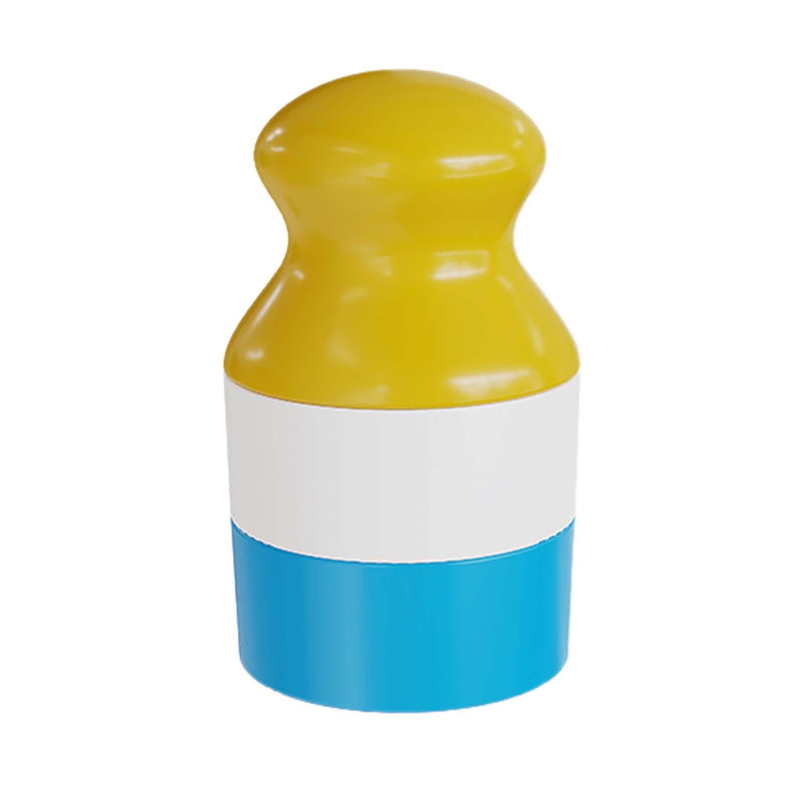 Sunscreen Applicator with Lid 100ml Sunblock Roller Bottle Roller Applicator 6.3cmx6.3cmx10.2cm Blue-image-34