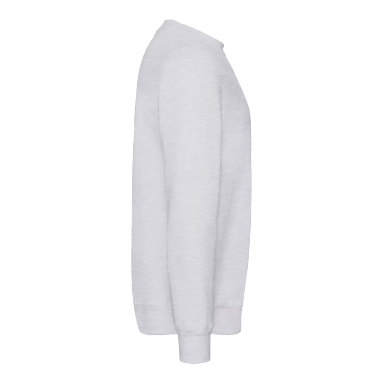Fruit of the Loom - Felpa Maniche Lunghe Girocollo - Bambino (Confezione da 2) (3-4 Anni) (Grigio)