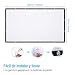 Powerextra Pantalla de Proyector 120 Inch 16: 9 HD Plegable Antiarrugas Portátil...