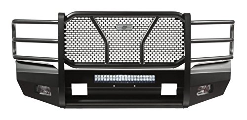 Steelcraft 60-10420 Custom Fit 2014-2017 Chevy Silverado 1500 Heavy Duty Elevation Front Replacement Bumper Guard Black