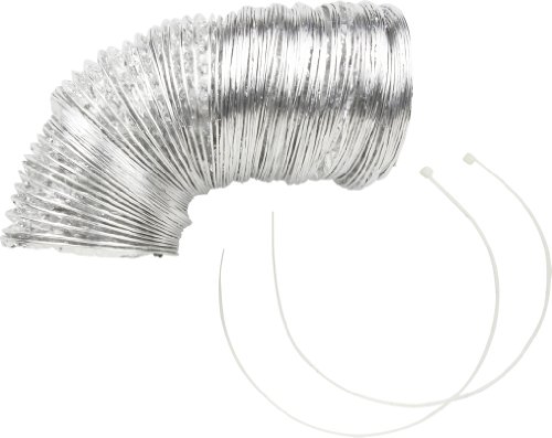 Deflecto FC0408B 4-Inch x 8-Feet Flex Foil Duct