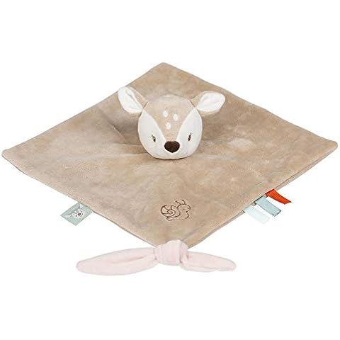 Nattou Cuddly Toy/Cloth, Fanny the Fawn, Companion from birth, 28 x 28 cm, Beige, 296151 Cover