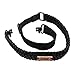 TLO Outdoors Paracord Gun Sling - Adjustable 2-Point Paracord Sling Rifle, Shotgun Crossbows (550 Rated Nylon, Kernmantle Paracord, Extra Wide, Black)