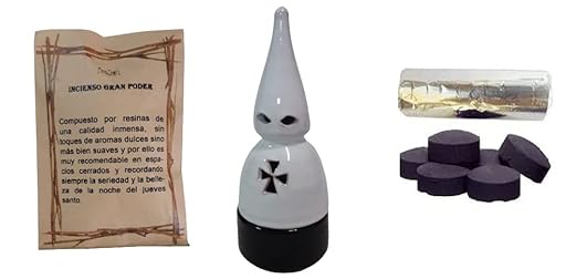 DoraZen Incensario Nazareno Blanco y Negro - Religioso de Barro Original para Semana Santa - Incluye 50 gr Gran Poder | Ya disponible en tu tienda friki favorita! En mundofriki.es! DoraZen Incensario Nazareno Blanco y Negro - Religioso de Barro Original para Semana Santa - Incluye 50 gr Gran Poder | Ya disponible en tu tienda friki favorita! En mundofriki.es!