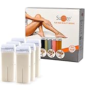 Sunzze Wachspatronen Set mit Warmwachspatronen zur Haarentfernung mit je 100ml Wachspatronen, Rol...