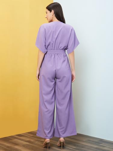 Image of Globus Women Navy Solid Boiler Jumpsuit-3638099005