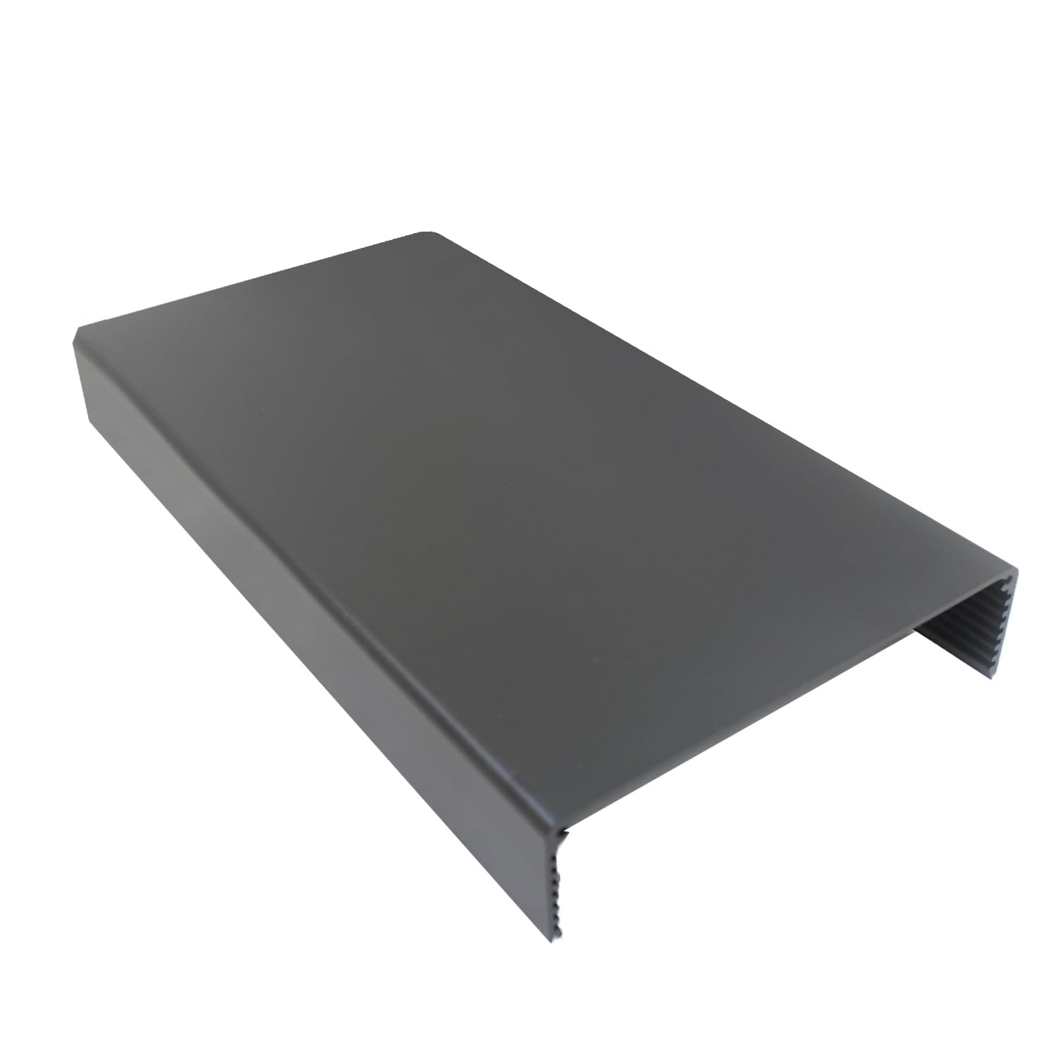 Scatola in alluminio per elettronica contenitore pressofuso alimentatore scatola di progetto in alluminio per circuiti PCB custodia elettronica ventilazione con coperchio (300x160x80mm)