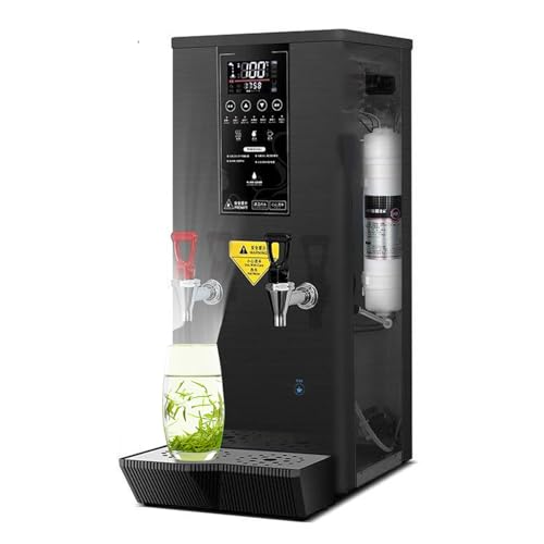 Electric Water Warmer - Commercial Hot Water Dispenser with Automatic Temperature Control (0℃ - 100℃) for Tea, Coffee, and Beverages in Restaurants &amp; Cafes