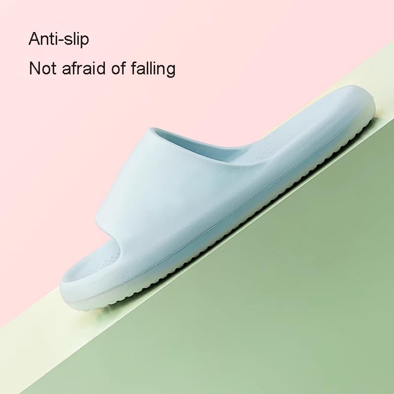 Neutral Slippers,Non-Slip Quick Drying Soft Lightweight Shower Shoes, Thick Sole Open Toe Slides Sandals for Indoor & Outdoor，Easy to Clean3