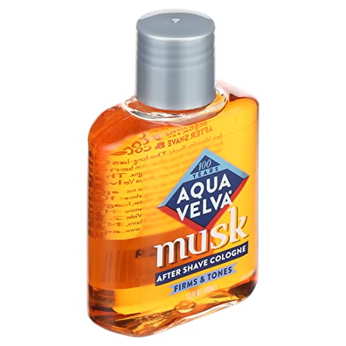 Special Pack Of 5 Aqua Velva After Shave Musk 3.5 Oz #TOP4
