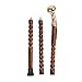 Treasure Gift Handcrafted Brass Handle Walking Cane - Solid Wooden Shaft, Vintage-Style Men's Walking Stick, Stylish Mobility Aid & Collectible Gift Fancy Cane Unisex