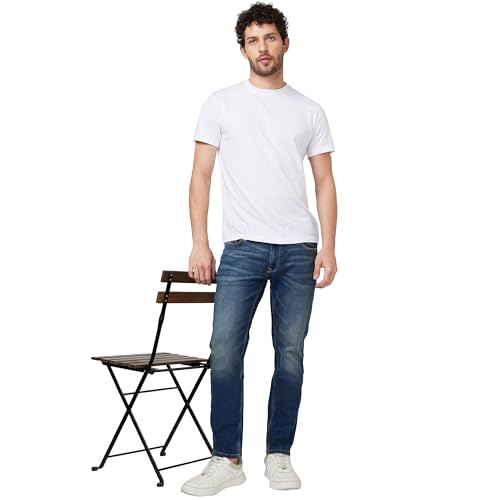 Image of Spykar Men's Rover Regular Fit Mid Rise Casual Jeans