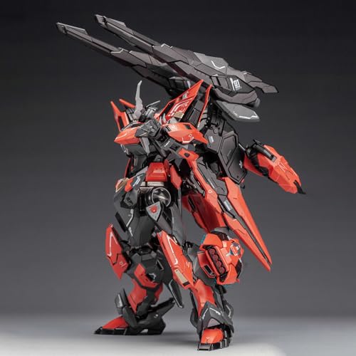 Image of Pipigirl 1 /100 Plastic Alloy Skeleton Mecha Action Figures Kits, Yan Mie, 8.66 in High, Easy to Assembly Mecha Model