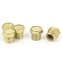 Algopix Similar Product 10 - uxcell 14BSP Thread Flat Head Brass