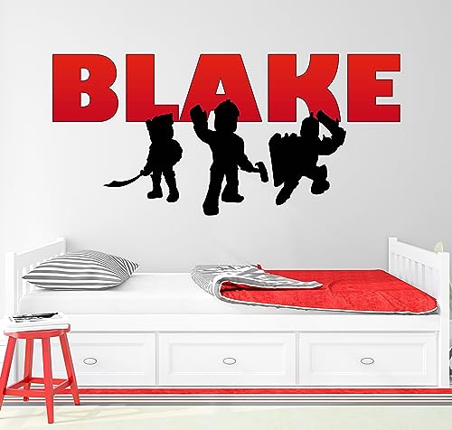 Vinilo decorativo para pared de gaming personalizado