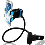 AboveTEK Lazy Bed Gooseneck Swing Long Arm Desk Table Chair Wall Seat Bed One Clip Clamp Mount Holder for Cellphones, Tablets, iPhone, iPad, Galaxy Nexus