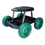 Easylife Mobility Aid Home & Garden Seat with Wheels, Kneeling Garden Stool to Help Relieve Pain from Bending, Housework and Gardening Stool Kneeler (33 x48x38c) - Fully Guaranteed