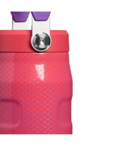 Image of STANLEY IceFlow Flip Straw 2.0 Bottle, 24 oz, Vermilion Hypergrip