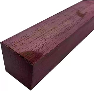 Exotic Wood Zone's Woodworkers Turning Blank Box,12 Pack Turning Blank (2” x 2” x 6”, Purpleheart)